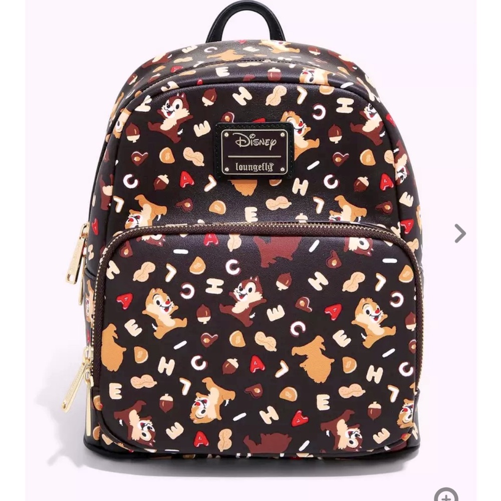 🌰Loungefly Disney Chip 'n Dale Mini Backpack - BoxLunch Exclusive 🥜